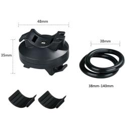 Bicicleta Lanterna Suporte Clipe, Mount Bike Tocha, Suporte de Luz, LED Luzes Frontais Braçadeira, Acessórios de bicicleta, 1Pc - Image 4