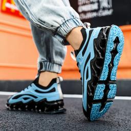 Sapato Masculino Tênis Masculinos, Casuais, de Luxo, Confortáveis, Tênis de Treinamento, Respiráveis, Estilo Mocassim, de Corrida - Image 4