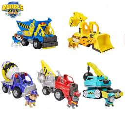 100% genuíno patrulha pata escombros & tripulação brinquedo Wheeler mix carregador figura de ação boneca com figuras colecionáveis crianças brinquedo presente aniversário - Image 1