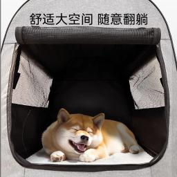 Portátil e Dobrável Barraca Pet, Canil, Grande, Cão, Transportadora, Gaiola com Malha Respirável, Interior, Exterior, Quente, Quatro Estações - Image 4