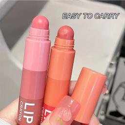 Gege Bear Velvet Matte Crayon Lipstick, impermeável, antiaderente, minúsculo batom, maquiagem super stay, rosa vermelha, desgaste longo, 4 em 1 - Image 4