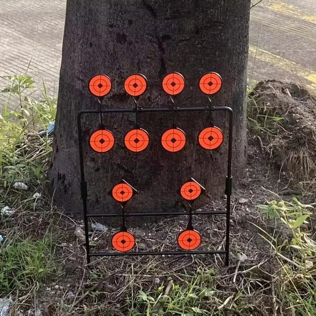 Redefinindo Alvos: Aço para Tiro Prático, Caça e Jogos na Quintal com Spinner Alvo 12.