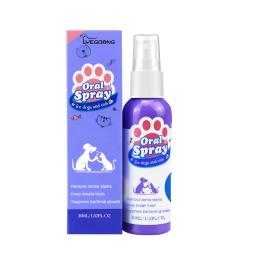 Pet Dentes Limpeza Spray, Calculus mancha removedor, gatinho desodorante, mau hálito tratamento, Oral Care Tool, Dog Cat Desodorante - Image 2