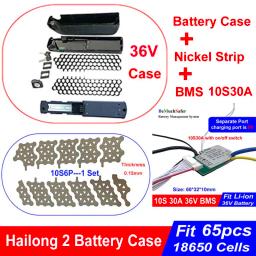 Hailong e-bike caixa de bateria SSE-077 caixa caber 65 pçs 18650 células 36v 48v 52v tira de níquel 10s 13s 30a bms para diy bateria hailong - Image 4