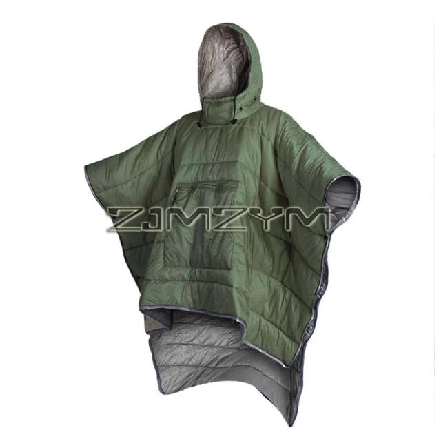 Saco de Dormir Vestível e Colcha para Aventuras ao Ar Livre no Inverno