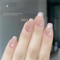 Semi Permanente Magnetic Gel Esmalte, Água Luz Cat Eye, Nude Cor, Mergulhe, Branco, Estrela, Novo, 10ml - Image 6