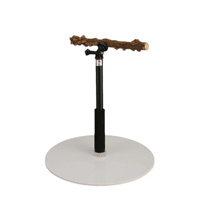 Suporte Ajustável para Pássaros Parrot Poleiro Stand, Ideal para Treinamento Indoor e Outdoor, para Papagaios e Periquitos, Altura de 12.9 a 36.2 polegadas