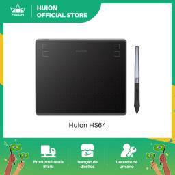 Huion hs64 6x4 polegadas de desenho gráfico tablets telefone tablet ferramentas de pintura com bateria-livre stylus para windows android e macos mesa digitalizadora - Image 1
