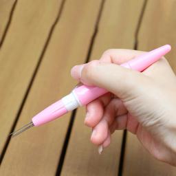 Agulhas De Feltro De Lã Com Alça, Ferramentas De Tricô Bordado DIY, Acessórios De Costura De Plástico, Ferramentas Manuais - Image 3