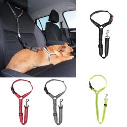 Cinto de segurança reflexivo para pet, trela para cães pequenos, coleira de cachorro, acessórios para caminhadas e viagens, suprimentos carro - Image 2
