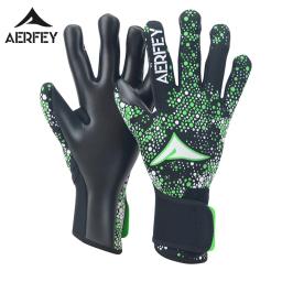 Aerfey futebol futebol goleiro luvas engrossar látex sem fingersave não-slipand wear-resistant - Image 3