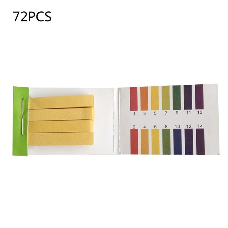 72 tiras/pacote tira teste ph do aquário peixe para teste tanque para lagoa água doce fácil ler guia - Image 1