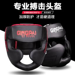 Capacete de boxe completo para crianças e adultos, treinamento Muay Thai, chapelaria Sparring Boxing, equipamento de ginástica, guarda-cabeça de Taekwondo - Image 2
