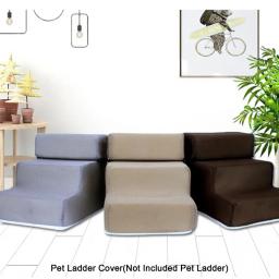 Faux Leather Pet Escadas Capa, Lavável Escada de Escalada, Rampa para Cachorro, Fácil de Limpar, Destacável - Image 4