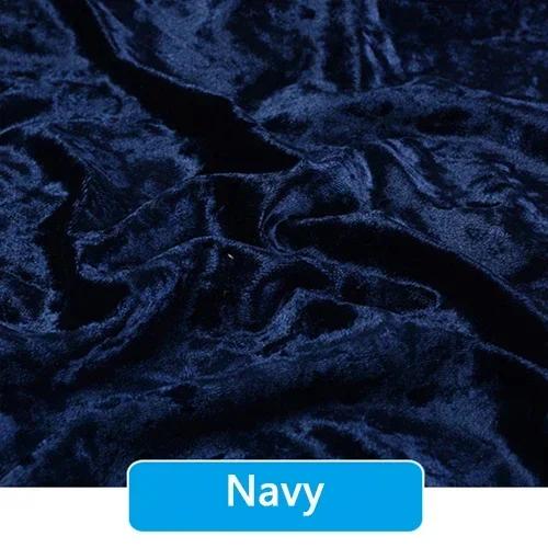 Tecido Velvet Elastic Soft 100x150cm para Vestidos, Carteiras, Toalhas de Mesa e Cortinas em Ouro