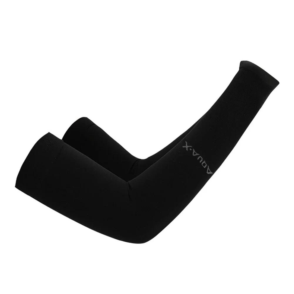 Unisex luva de proteção uv, 1 par, para correr, ciclismo, corrida, ciclismo, proteção solar, verão - Image 1