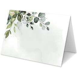 Greenery Aquarela Place Cartões para Festa de Casamento, Table Place Setting Cards, Floral Place Card para Tabelas, Easy Folding, 10 PCs/Pack - Image 1