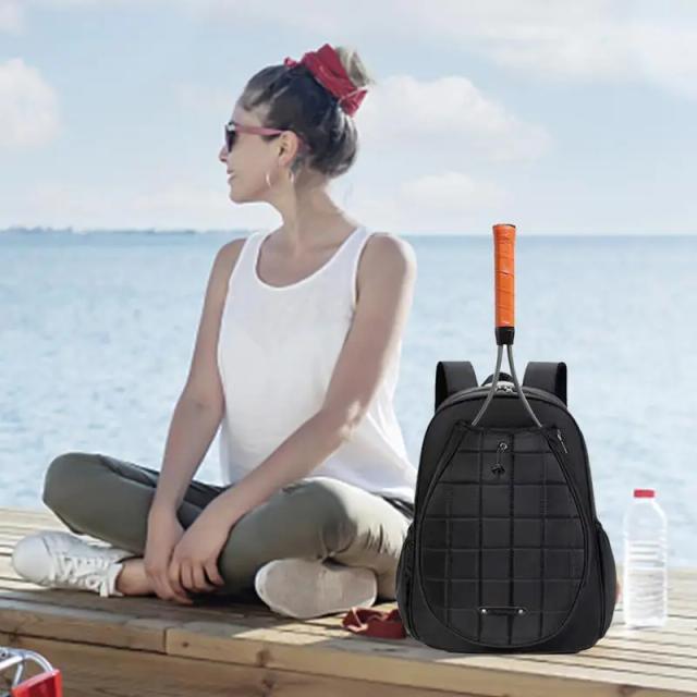 Bolsa de Raquete de Tênis Ajustável para Todas as Idades com Grande Capacidade