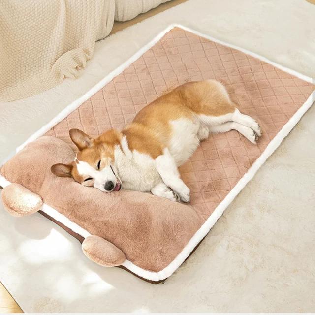 Cama de Luxo Ortopédica para Cães e Gatos com Espuma de Memória - 117 cm, Conforto para Todos os Tamanhos de Animais