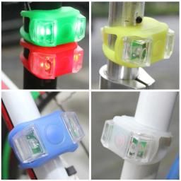 Mini Ciclismo Silicone Sapo Luz, MTB LED Flash, Luz traseira de bicicleta, Bicicleta ao ar livre Night Safety Warning Light, Acessórios de bicicleta - Image 6