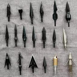 6 pçs de alta qualidade cabeça seta broadhead dicas ponto seta tiro com arco para arco composto besta recurvo acesso caça - Image 1