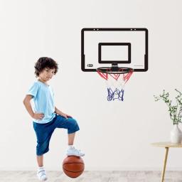 Mini Basket Ball Board Toy Set para crianças, aro de basquete suspenso, parede interior montada, tiro Sport Trainer, presente para menino, porta, crianças - Image 5