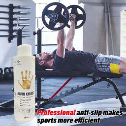 100/200ml giz líquido esportes pó de magnésio fitness levantamento de peso anti deslizamento creme aperto levantamento de peso escalada ginásio esportes - Image 6