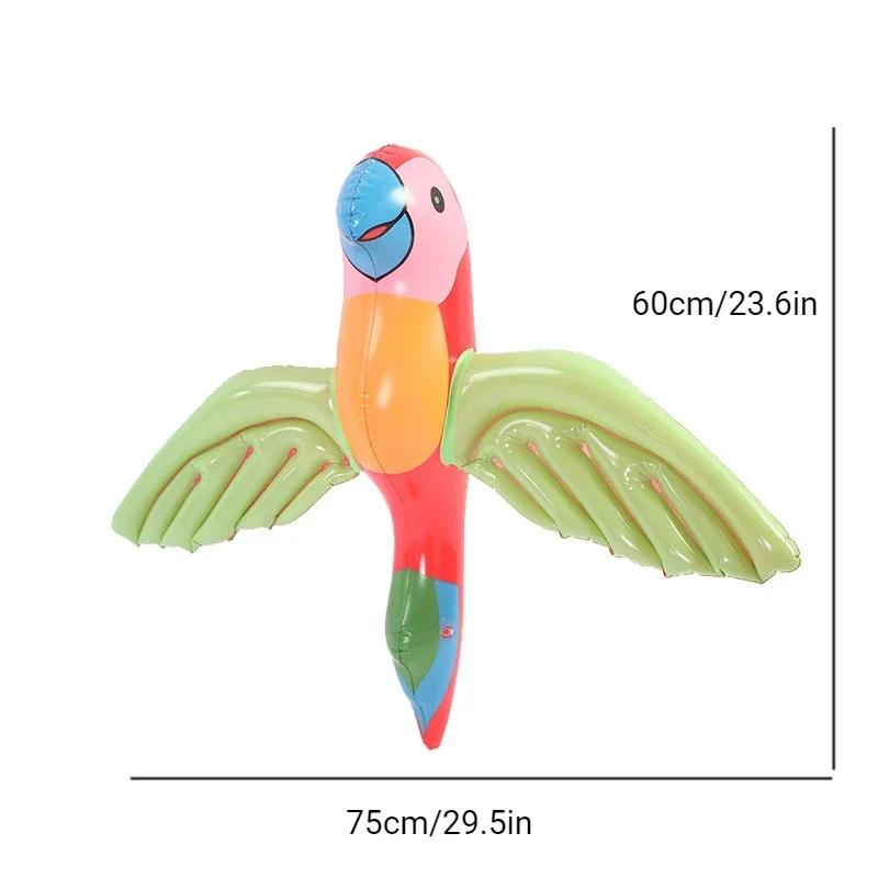 Brinquedos infláveis do flamingo para crianças, flutuador da piscina, decoração do partido do jardim, fontes havaianas do evento - Image 1