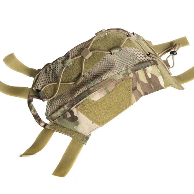 Capacete Tático de Corte Alto com Capa para Proteção Balística em Airsoft e Paintball