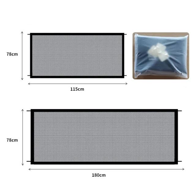 Playpen Dobrável de Malha Respirável para Cães com Segurança Isolada e Gancho - Conforto e Proteção para seu Pet