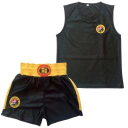MMA Boxe Shorts e T-Shirt Set, Artes Marciais Colete, Ginásio Vestuário, Shorts Boxe, Basquete, Kickboxing, Sanda Sport Jersey, Calças Curtas - Image 2