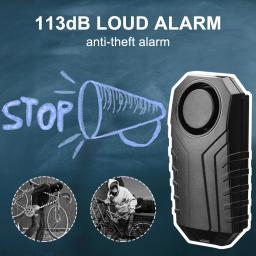 Zexmte-Bike Alarm sem fio com Set Remote, Anti-Roubo, Vibração, Sensor de Movimento, bicicleta, motocicleta, Veículos Segurança Alarmes, 113dB - Image 5