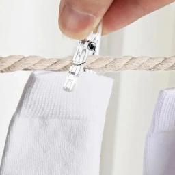 Mini Clipes De Vedação De Plástico, Transparente Photo Snack, Prendedores de roupa, Fairy Light Hanging Clamp, DIY Home Party Decoração, 200 Pcs, 50 Pcs - Image 5