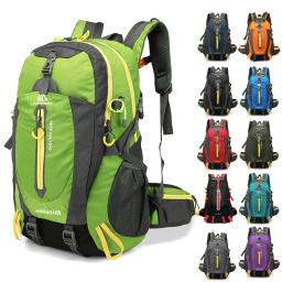 40l resistente à água mochila de viagem acampamento caminhada portátil daypack trekking escalada volta sacos ciclismo ombro mochila para homens - Image 1