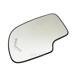 Vidro de espelho lateral automático aquecido para Cadillac Escalade Chevrolet Avalanche Silverado Tahoe GMC Sierra Yukon 2003-2007 com seta - Image 1