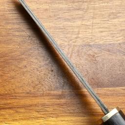 Damasco Aço Tanto Blade Mini Canivete com Ebony Handle, Ferramenta EDC portátil com Caixa de Presente, Estilo Japonês, Outdoor Camping, Novo - Image 4