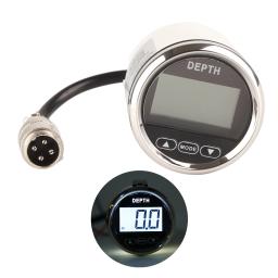 Waterproof Marine profundidade calibre tocou, luminoso branco, 52mm, 2in, 100m, 110yd, barcos, barcos de pesca - Image 6
