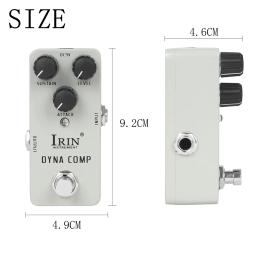 IRIN-RS-12 Dynamic Comp Pedal Efeito Guitarra, Linha Ross Retro, True Bypass Pedais, Acessórios de Guitarra Elétrica - Image 5