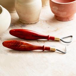 Ferramentas de reparo de cerâmica para escultura cerâmica, Aço tungstênio, Textura Ring Knife, Raspagem DIY, Ferramentas de escultura - Image 4