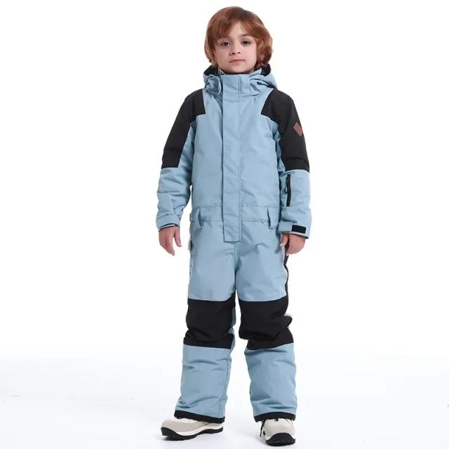 GSOU SNOW Terno de Esqui Infantil Inverno Jaqueta Snowboard Meninos e Meninas Terno de Neve Quente Impermeável
