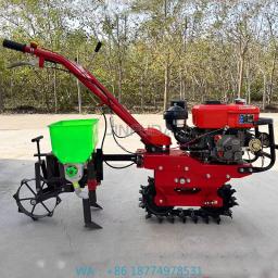 Mini tratores de caminhada micro máquina de labirinto jardim verde power lememini cultivador leme power weeder leme multifuncional - Image 1