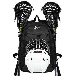WOLT-extra grande Lacrosse mochila, sacos de relva, duas varas titular, grampos separados, adequado para profissionais - Image 3