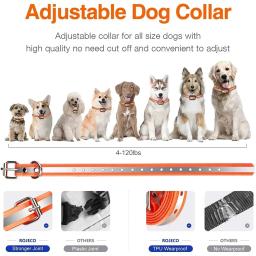 AliExpress Coleção ROJECO 1000m Elétrica Dog Training Collar Controle Remoto Training Collar Para Pet Recarregável Casca Do Cão - Image 6