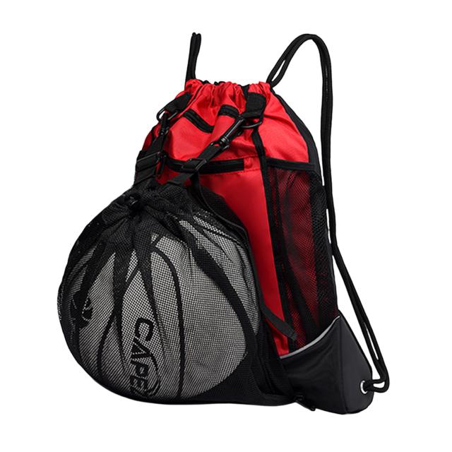 Saco Portátil Multifuncional para Esportes: Armazenamento Prático para Basquete, Futebol e Voleibol