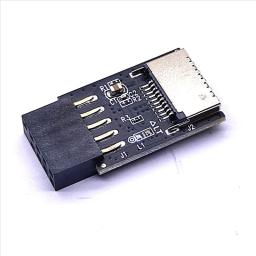 Placa-mãe Interface Cabeçalho Adaptador, USB2.0, 9Pin para Tipo C, A-KEY, Conector Frontal, USB 3.2 - Image 5