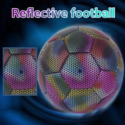 Bolas de futebol luminosas para meninos e meninas, noite escura, led, borracha, reflexivo, brilhante, esportes, brinquedo, tamanho 4, 5 - Image 4