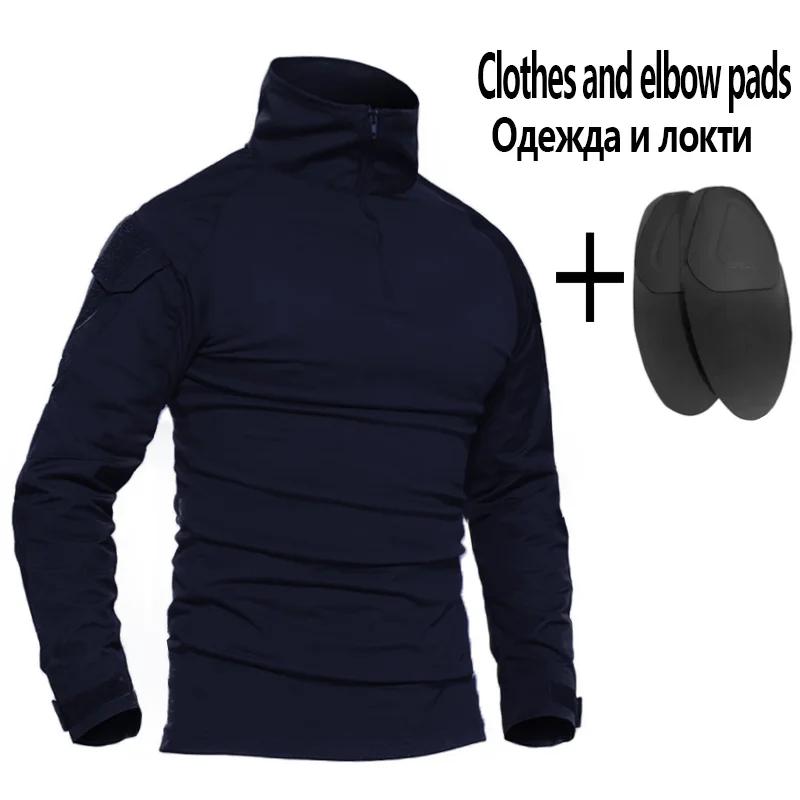 Uniforme Roupa De Trabalho Paintball, Camuflagem De Combate Tático Camisas, Joelheiras De Carga, Ternos De Calças De Caça, Roupas Softair - Image 1