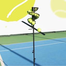 Pro Tennis Ball Dropping Machine, Alimentador De Bola De Tênis, Velocidade Ajustável, Altura, Máquina De Servir Automático, Exerciser Swing - Image 3