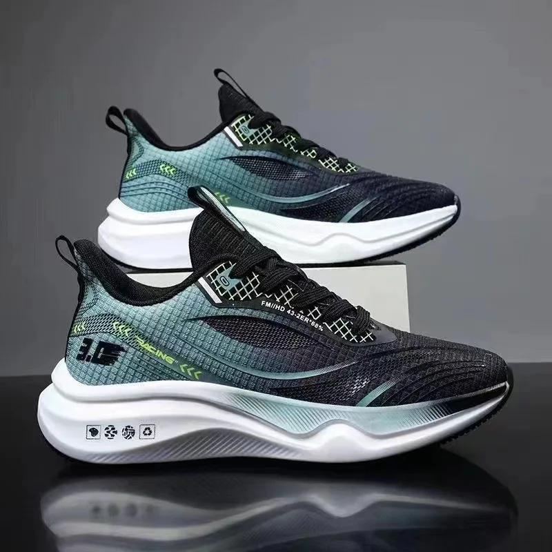 Tênis de corrida ultraleve masculino, tênis esportivo respirável, leve, absorvente de choque, sola macia para estudantes, novo, verão - Image 1