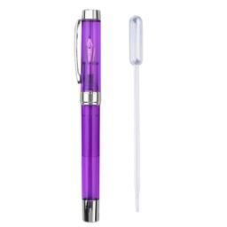 Caneta-tinteiro acrílica Transparente Pen Barrel Remover para Recarregar Caligrafia Tinta Caneta - Image 2